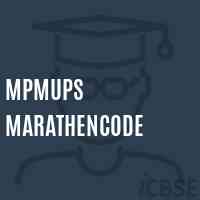 Mpmups Marathencode Upper Primary School Logo