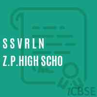 S S V R L N Z.P.High Scho Secondary School Logo