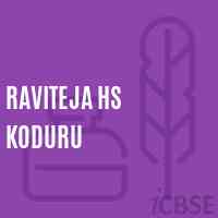 Raviteja Hs Koduru Secondary School Logo