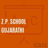 Z.P. School Gujarathi Logo