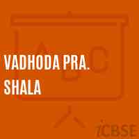 Vadhoda Pra. Shala Primary School Logo