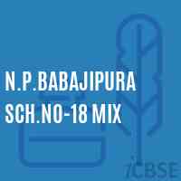 N.P.Babajipura Sch.No-18 Mix Middle School Logo