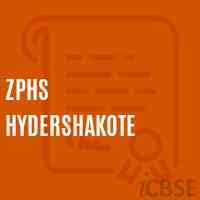 Zphs Hydershakote Secondary School Logo