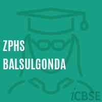 Zphs Balsulgonda Secondary School Logo