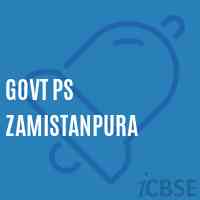 Govt Ps Zamistanpura Primary School Logo