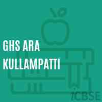 Ghs Ara Kullampatti Secondary School Logo