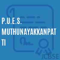 P.U.E.S. Muthunayakkanpatti Primary School Logo