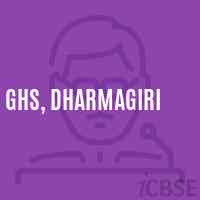 Ghs, Dharmagiri Secondary School Logo
