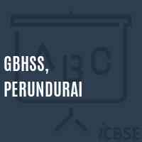 Gbhss, Perundurai High School Logo