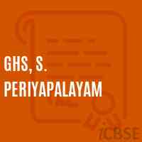 Ghs, S. Periyapalayam Secondary School Logo