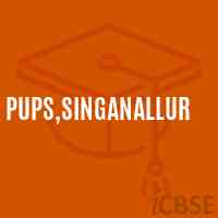 Pups,Singanallur Primary School Logo