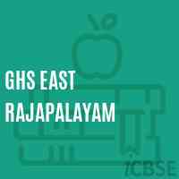 Ghs East Rajapalayam Secondary School Logo