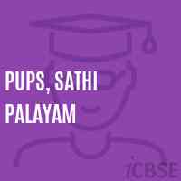 Pups, Sathi Palayam Primary School Logo