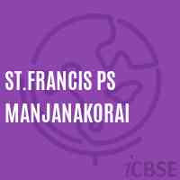 St.Francis Ps Manjanakorai Primary School Logo