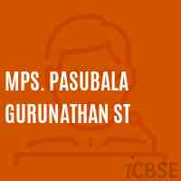 Mps. Pasubala Gurunathan St Primary School Logo