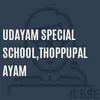 Udayam Special School,Thoppupalayam Logo