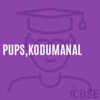 Pups,Kodumanal Primary School Logo