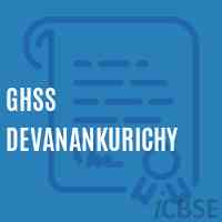 Ghss Devanankurichy High School Logo