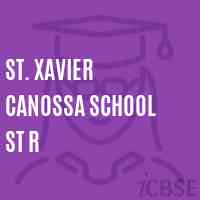 St. Xavier Canossa School St R Logo