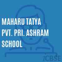 Maharu Tatya Pvt. Pri. Ashram School Logo