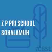 Z P Pri School Sohalamuh Logo