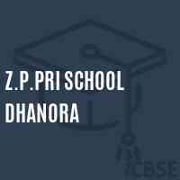 Z.P.Pri School Dhanora Logo