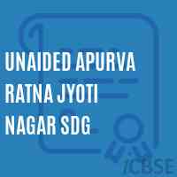 Unaided Apurva Ratna Jyoti Nagar Sdg School Logo