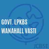 Govt. Lpkbs Wanahall Vasti Primary School Logo