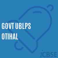 Govt Ublps Otihal Primary School Logo