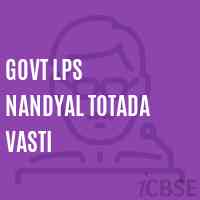 Govt Lps Nandyal Totada Vasti Primary School Logo