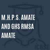 M.H.P.S. Amate and Ghs Rmsa Amate Secondary School Logo