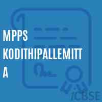 Mpps Kodithipallemitta Primary School Logo