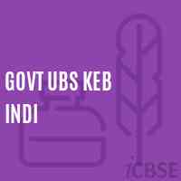 Govt Ubs Keb Indi Primary School Logo