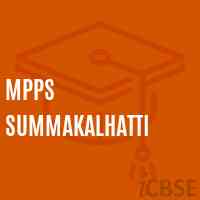 Mpps Summakalhatti Primary School Logo