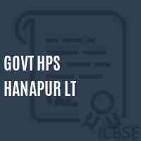 Govt Hps Hanapur Lt Middle School Logo