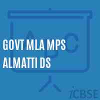 Govt Mla Mps Almatti Ds Middle School Logo