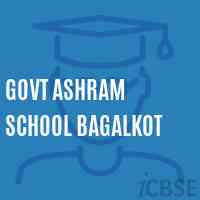 Govt Ashram School Bagalkot Logo