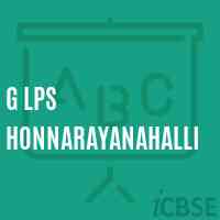 G Lps Honnarayanahalli Primary School Logo