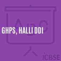 Ghps, Halli Ddi Middle School Logo