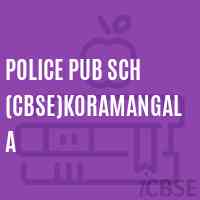 Police Pub Sch (Cbse)Koramangala Secondary School Logo