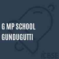 G Mp School Gundugutti Logo