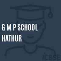 G M P School Hathur Logo