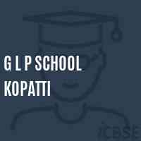 G L P School Kopatti Logo