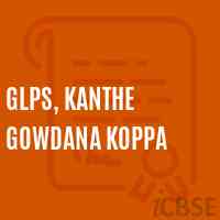 Glps, Kanthe Gowdana Koppa Primary School Logo
