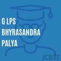 G Lps Bhyrasandra Palya Primary School Logo