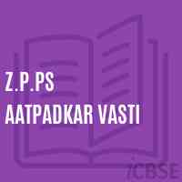 Z.P.Ps Aatpadkar Vasti Primary School Logo