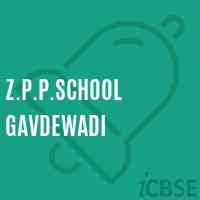 Z.P.P.School Gavdewadi Logo