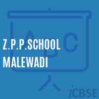 Z.P.P.School Malewadi Logo