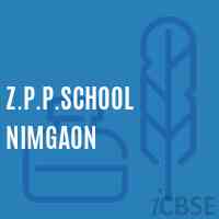 Z.P.P.School Nimgaon Logo