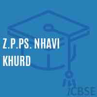 Z.P.Ps. Nhavi Khurd Primary School Logo